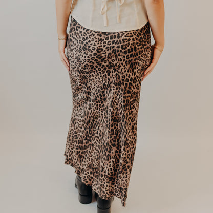 Z Supply | Izabel Leopard Skirt | Desert Tan