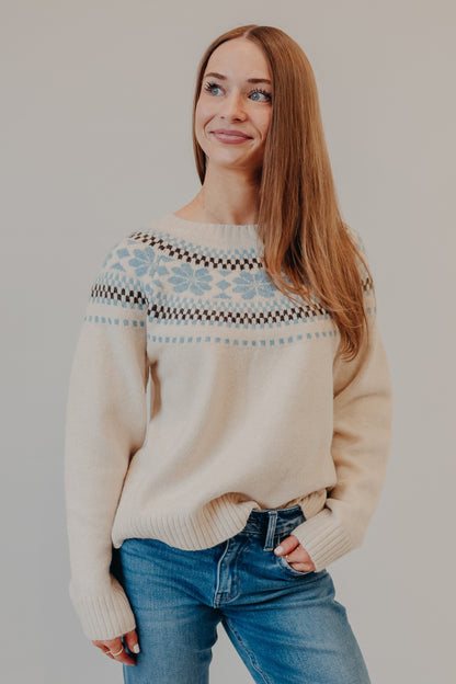Wishlist | Fair Isle Sweater | Taupe Sky