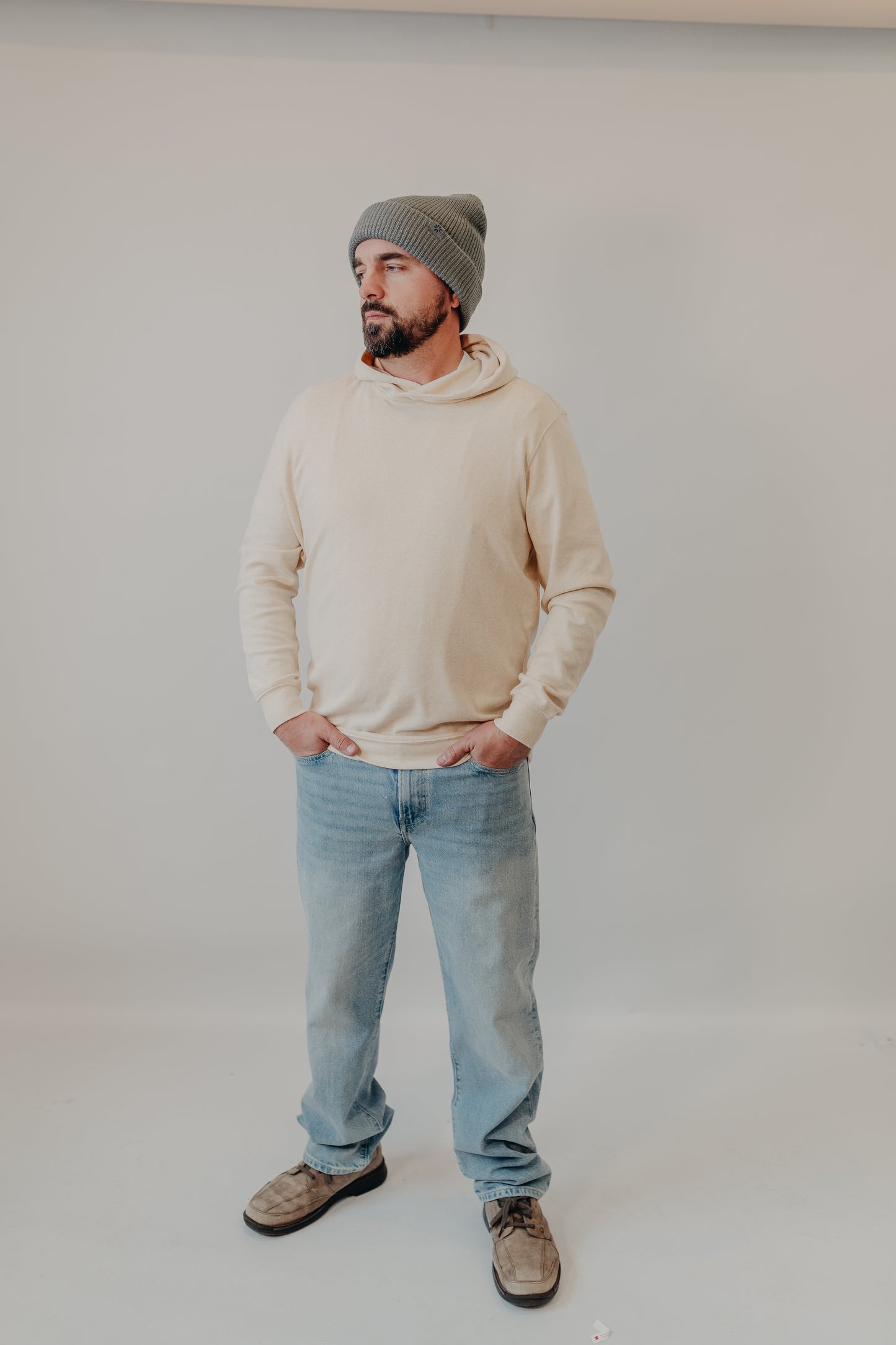 The Normal Brand | Puremeso Essential Hoodie | Fossil