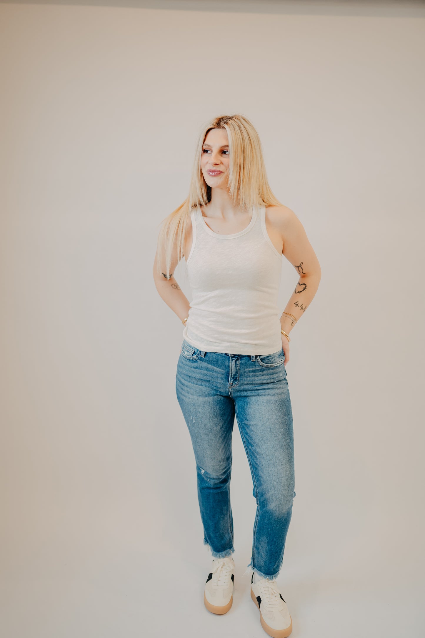 Flying Monkey | Mid Rise Crop Slim Straight | Congenial