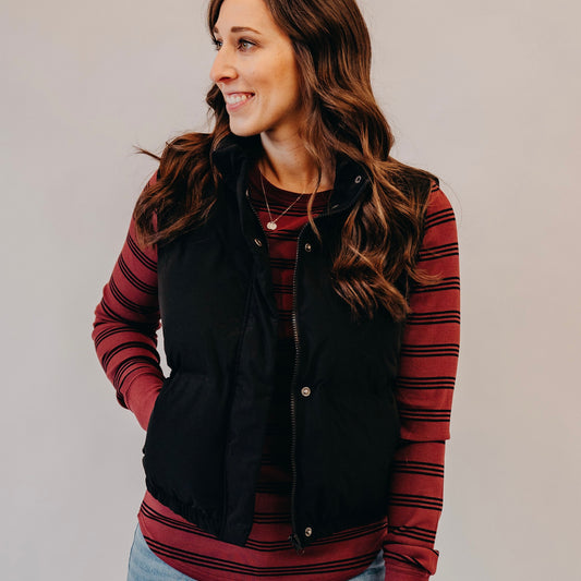 Thread & Supply | Aspen Vest | Black