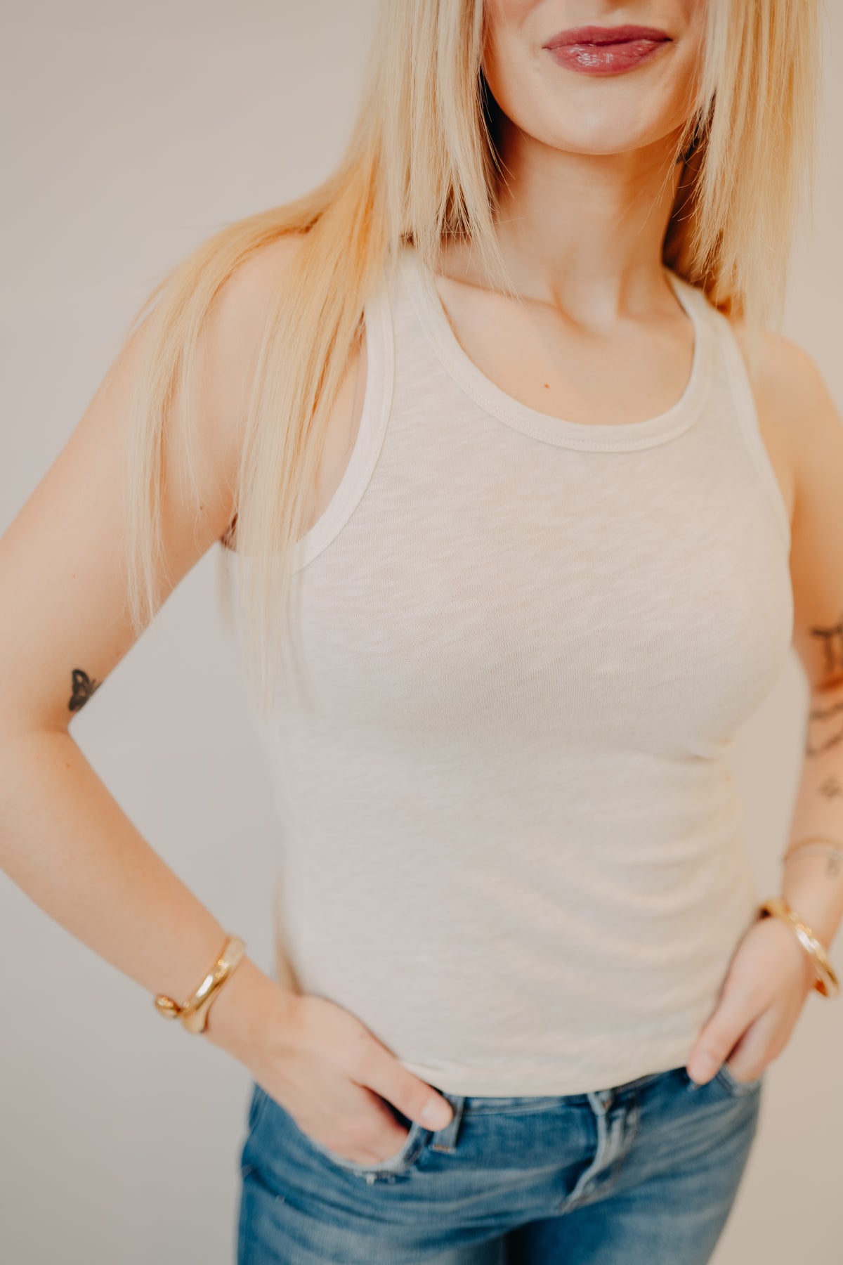 Z Supply | Classic Slub Scoop Tank | Cloud
