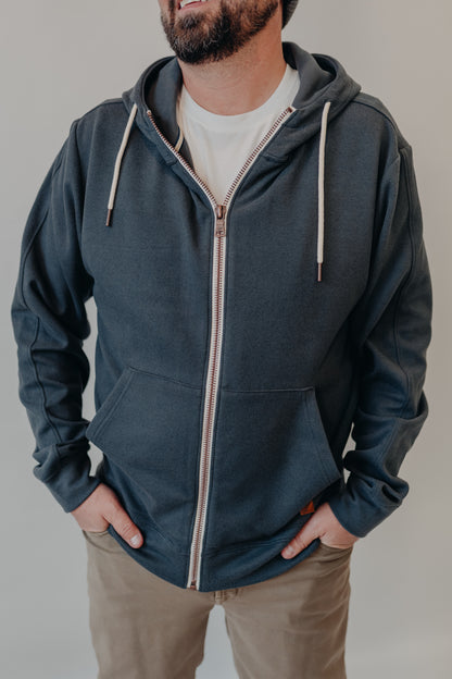 Fundamental Coast | Maverick FZ Hoodie | Smoke
