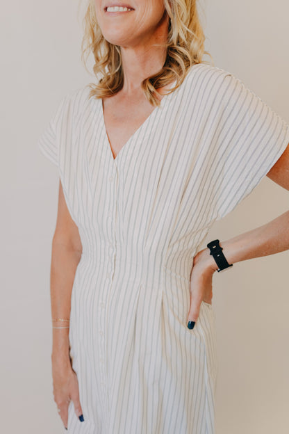 Z Supply | Sanna Striped Midi Dress | White