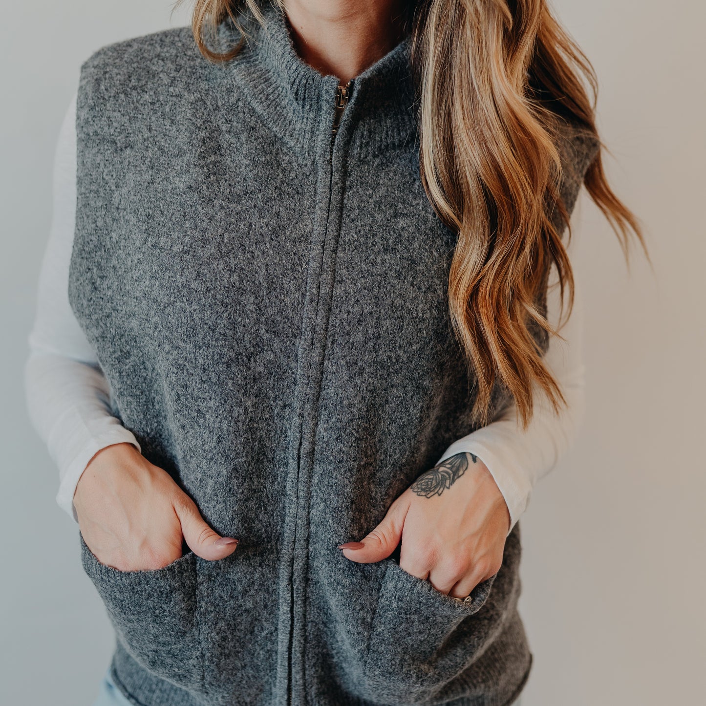 Staccato | Zipper Sweater | Charcoal