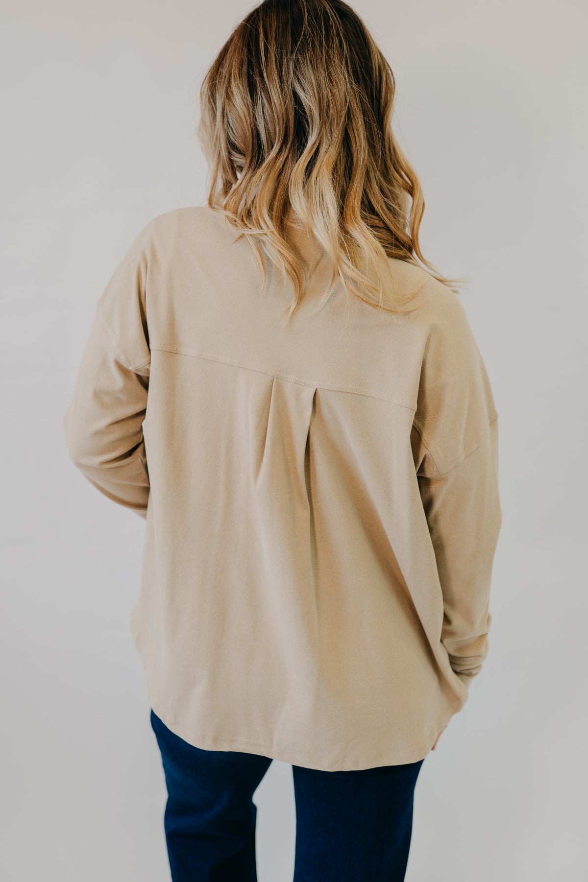 Staccato | Patch Pocket Brushed Top | Sand