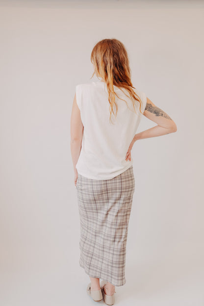 Mod Ref | The Paxton Skirt | Beige