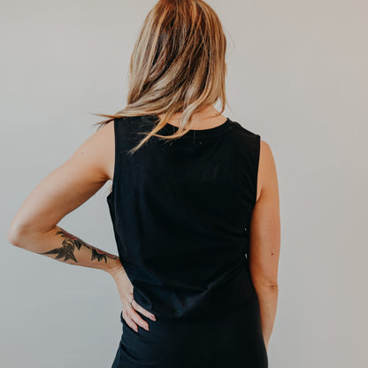 Z Supply | Sloane Jersey Muscle Tank | True Black