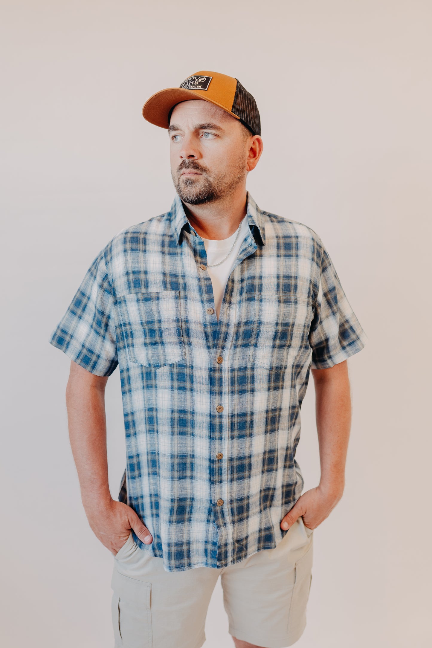 Dkota Grizzly | Tad Linen Blend Top