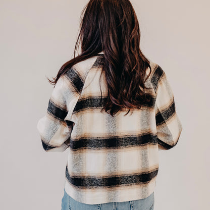 Thread & Supply | Yuma Jacket | White Black Plaid
