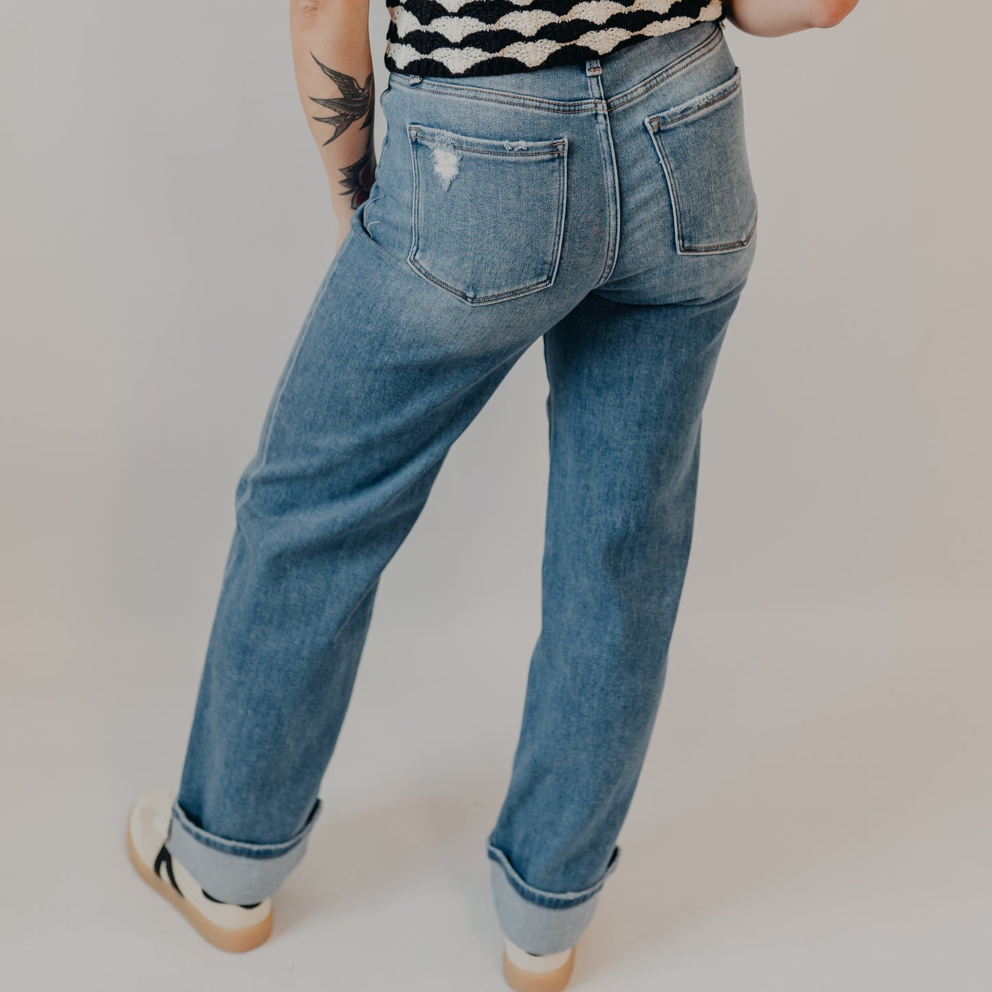 Flying Monkey | High Rise Cuffed Wide | Westbury