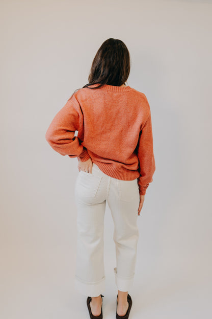 Vervet | High Rise Stripe Cuff Wide | Stripe