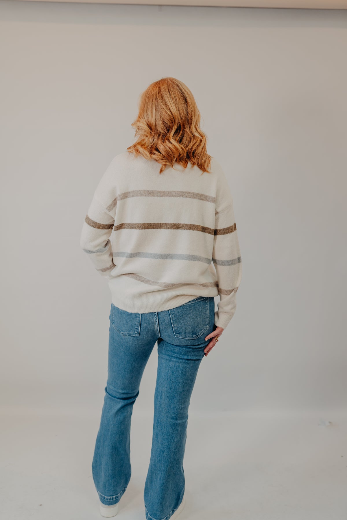 Flying Monkey | Mid Rise Seamless Waist Trouser Hem Bootcut | Prize