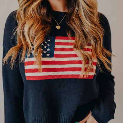 Z Supply | Sienna Patriot Sweater | Eclipse