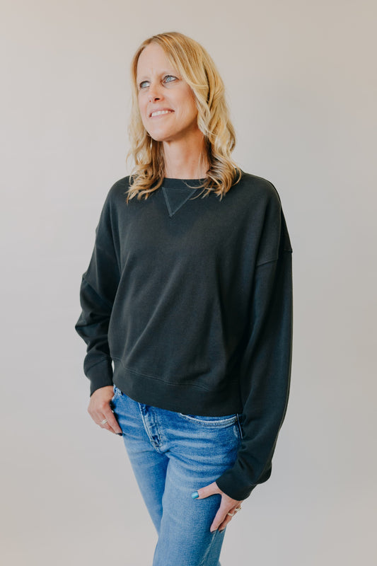 Z Supply | Clubhouse Sweatshirt | Ash Black