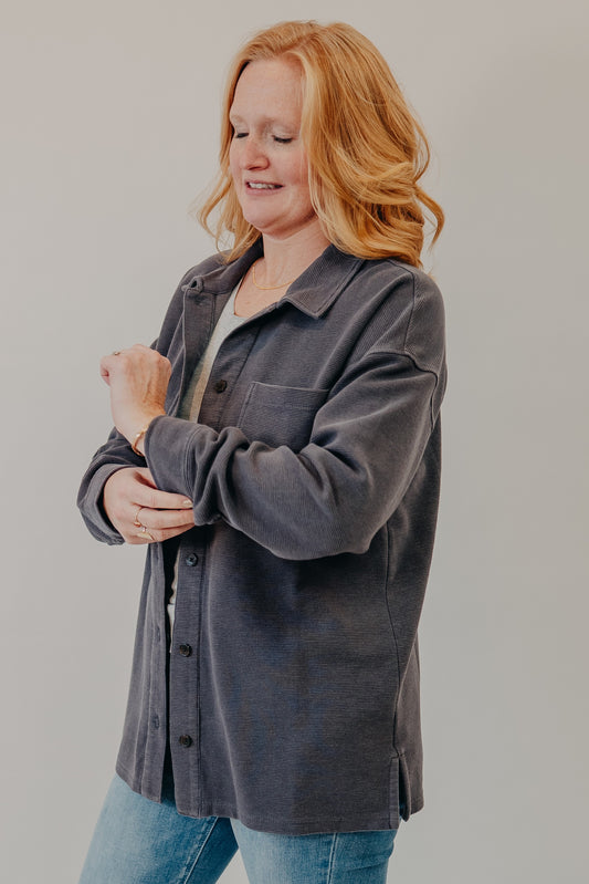 Thread & Supply | Brooke Jacket | Warm Charcoal