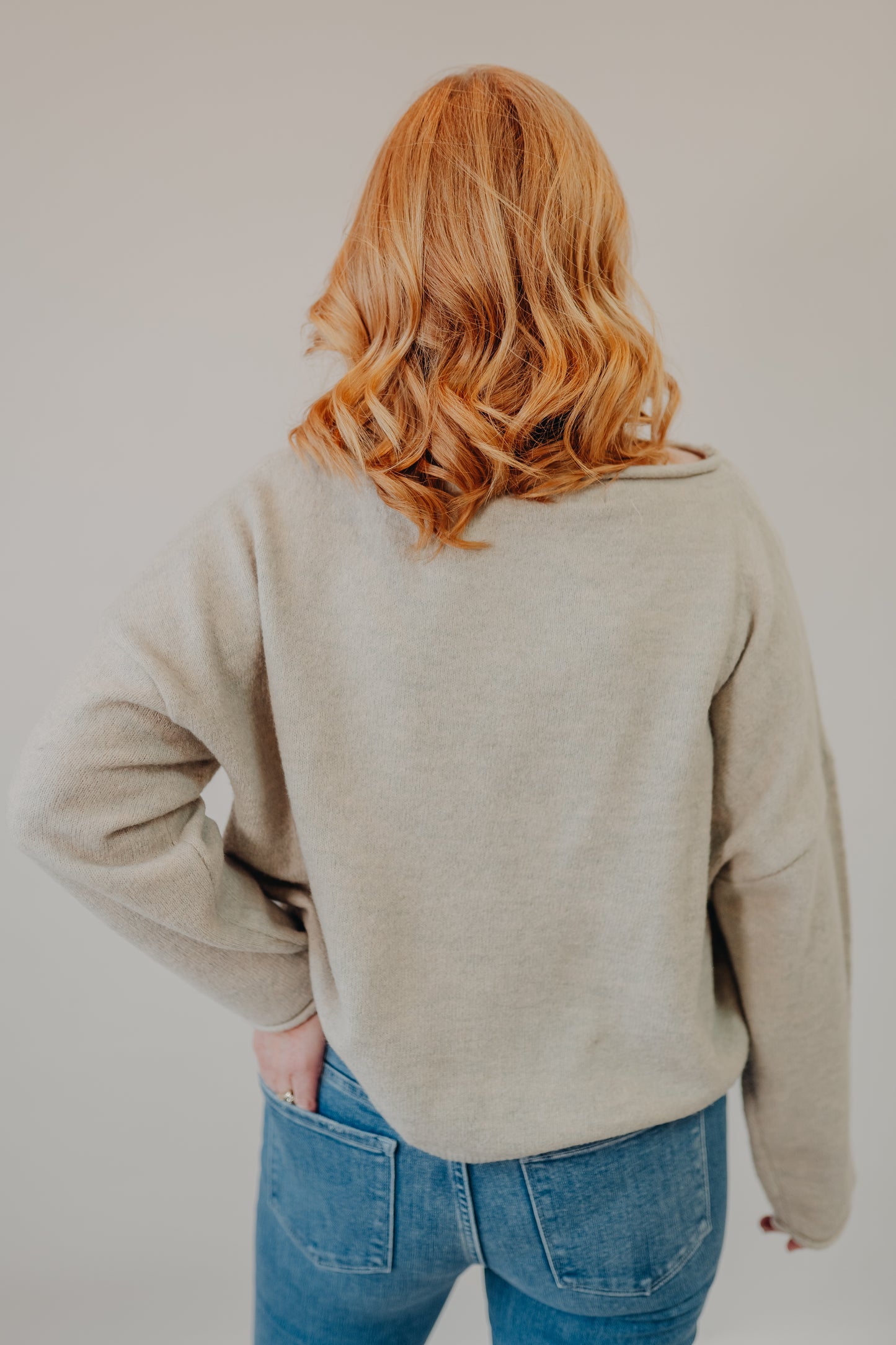 By Together | Easy Days Ahead Sweater | Heather Grey