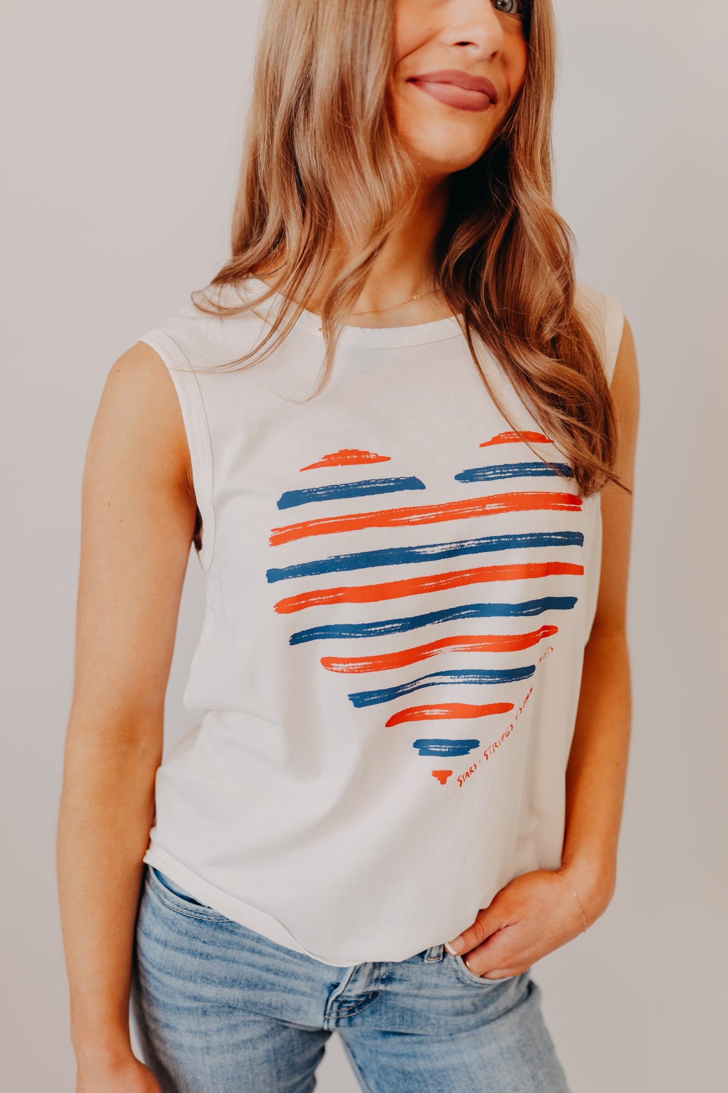Z Supply | Heart Muscle Tank | Sea Salt