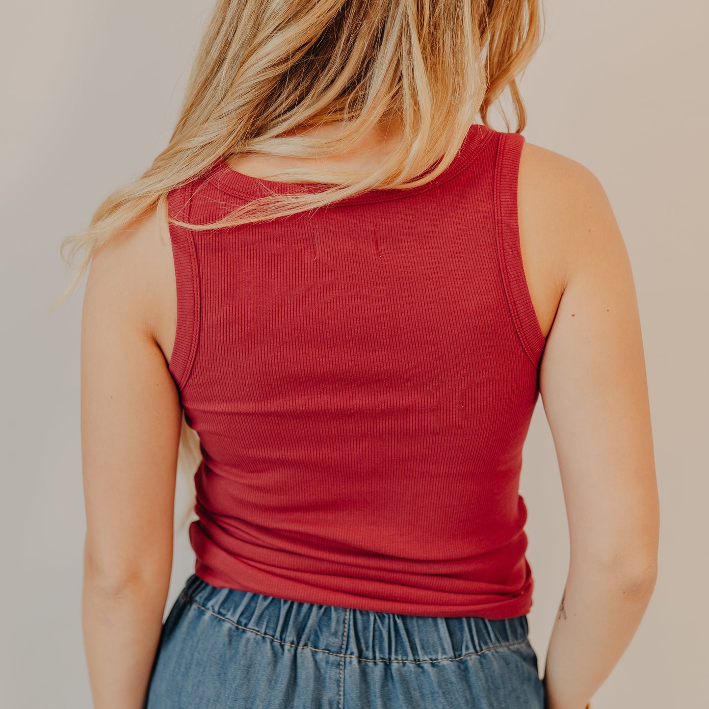 Thread & Supply | Clarkson Tank | Garnet Red