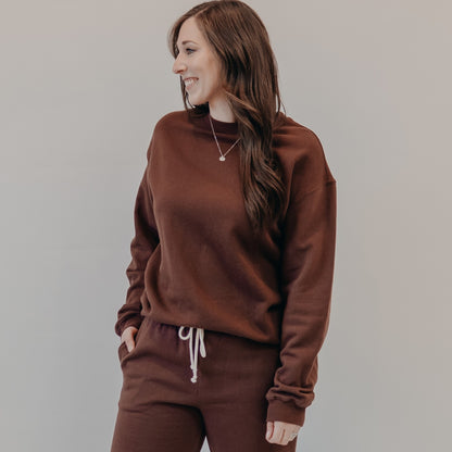 Z Supply | Boyfriend Cotton Sweatshirt | Sandalwood
