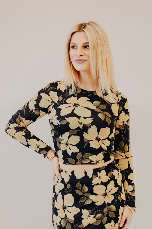 Z Supply | Taysha Ren Floral Mesh | Sunnyside