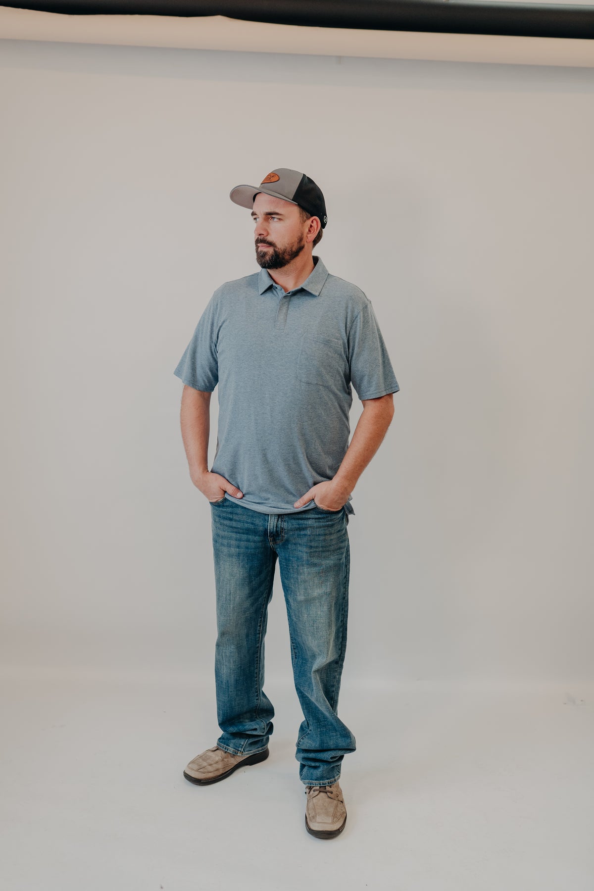 The Normal Brand | Active Puremeso Polo | Lake Blue