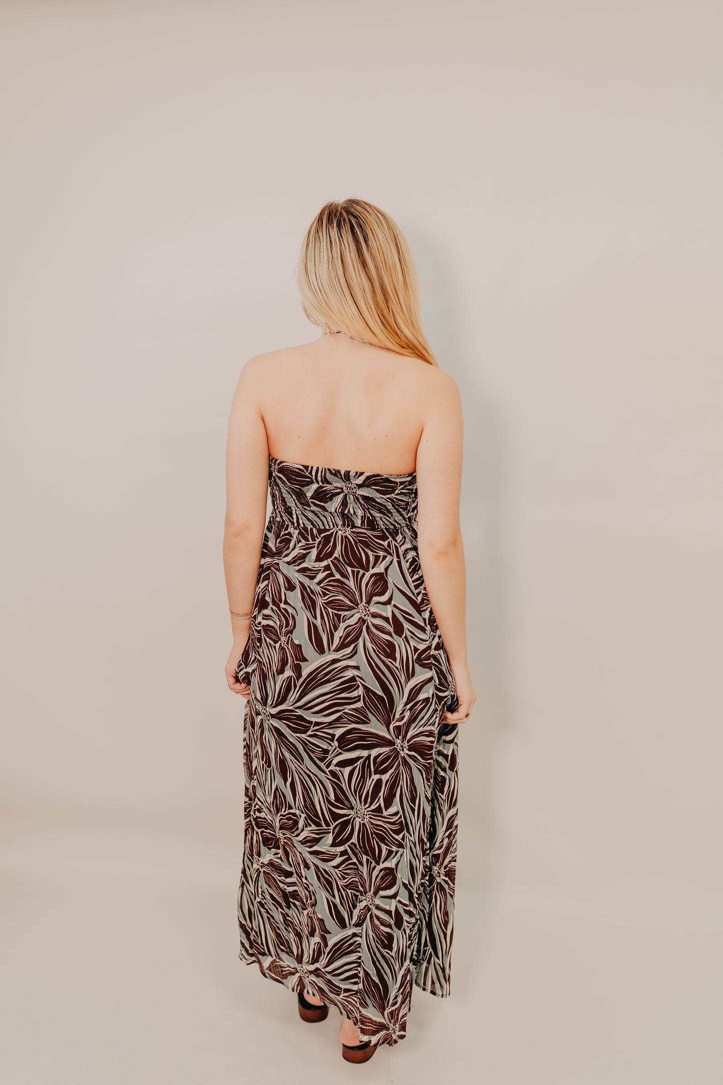 Z Supply | Lanie Zinn Floral Maxi Dress | Chocolate Cherry
