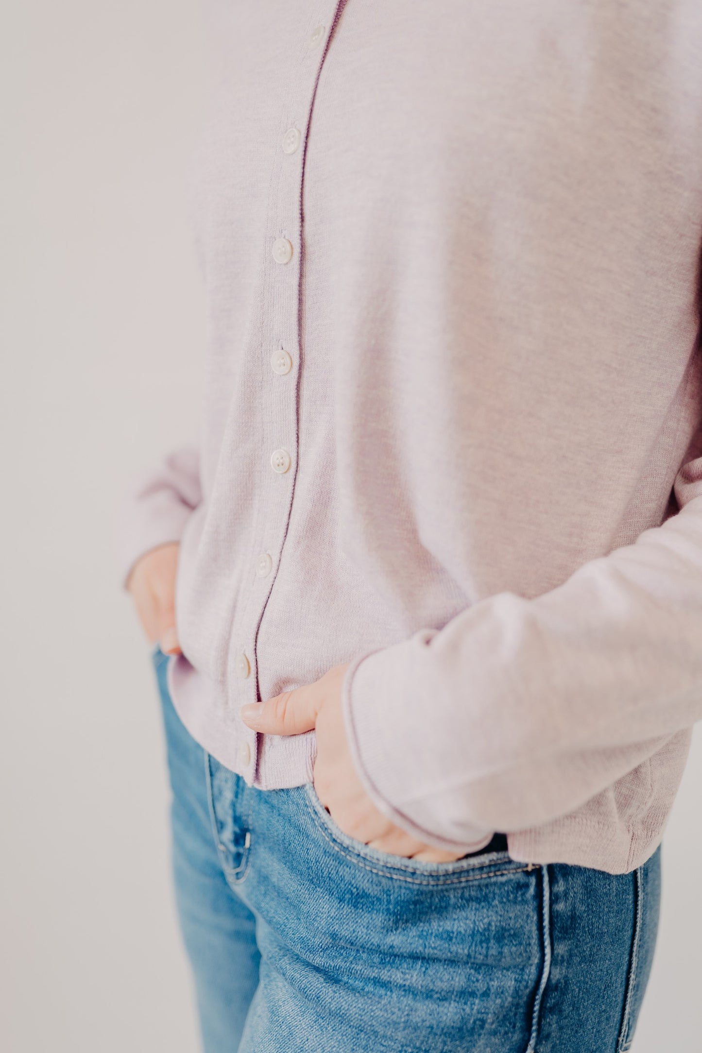 Thread & Supply | Della Cardigan | Lavender