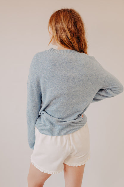 Thread & Supply | Allegiance Sweater | Heather Blue