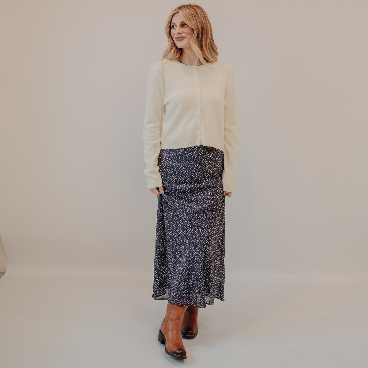 Z Supply | Yelena Aspen Floral Maxi Skirt | Java