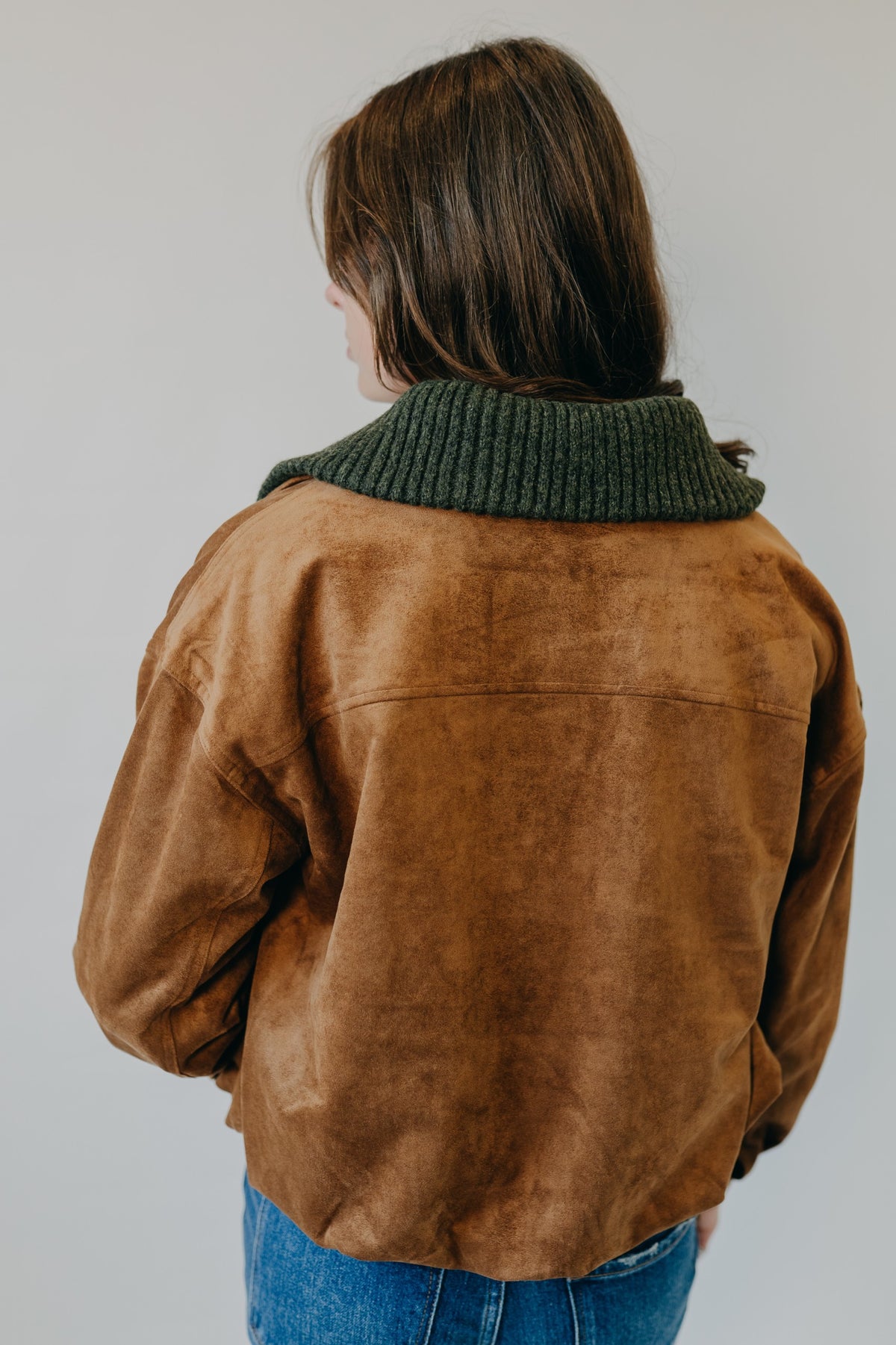 Z Supply | Corin Bubble Hem Jacket | Saddle Suede