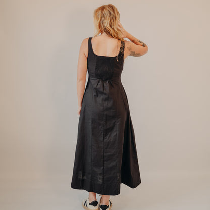 Wishlist | A-Line Midi Dress | Black