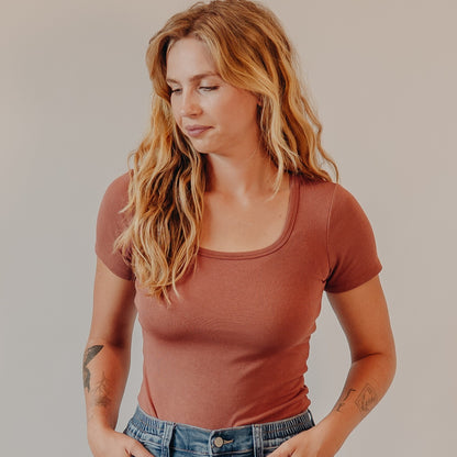 Thread & Supply | Katara Tee | Rustic Brown