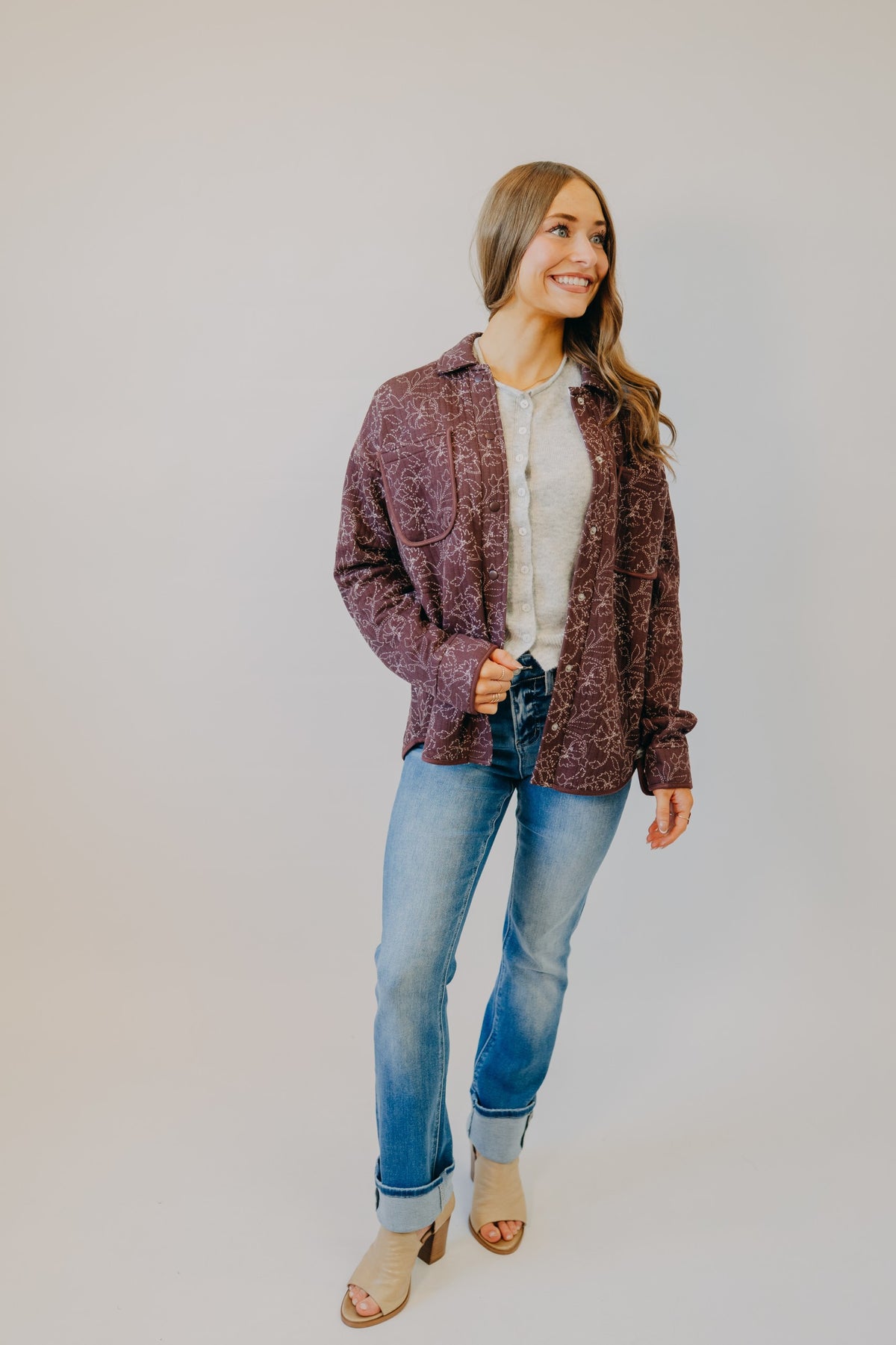 Thread & Supply | Claremont Jacket | Brown Floral