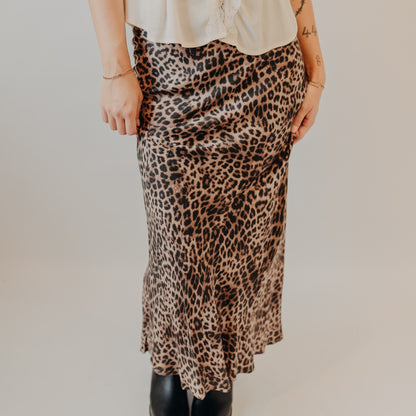 Z Supply | Izabel Leopard Skirt | Desert Tan