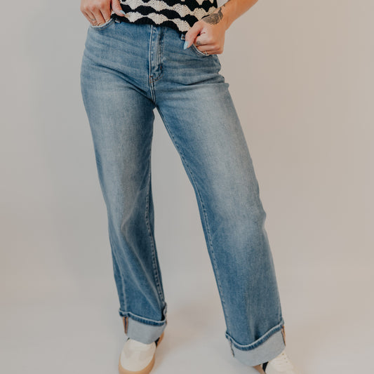 Flying Monkey | High Rise Cuffed Wide | Westbury