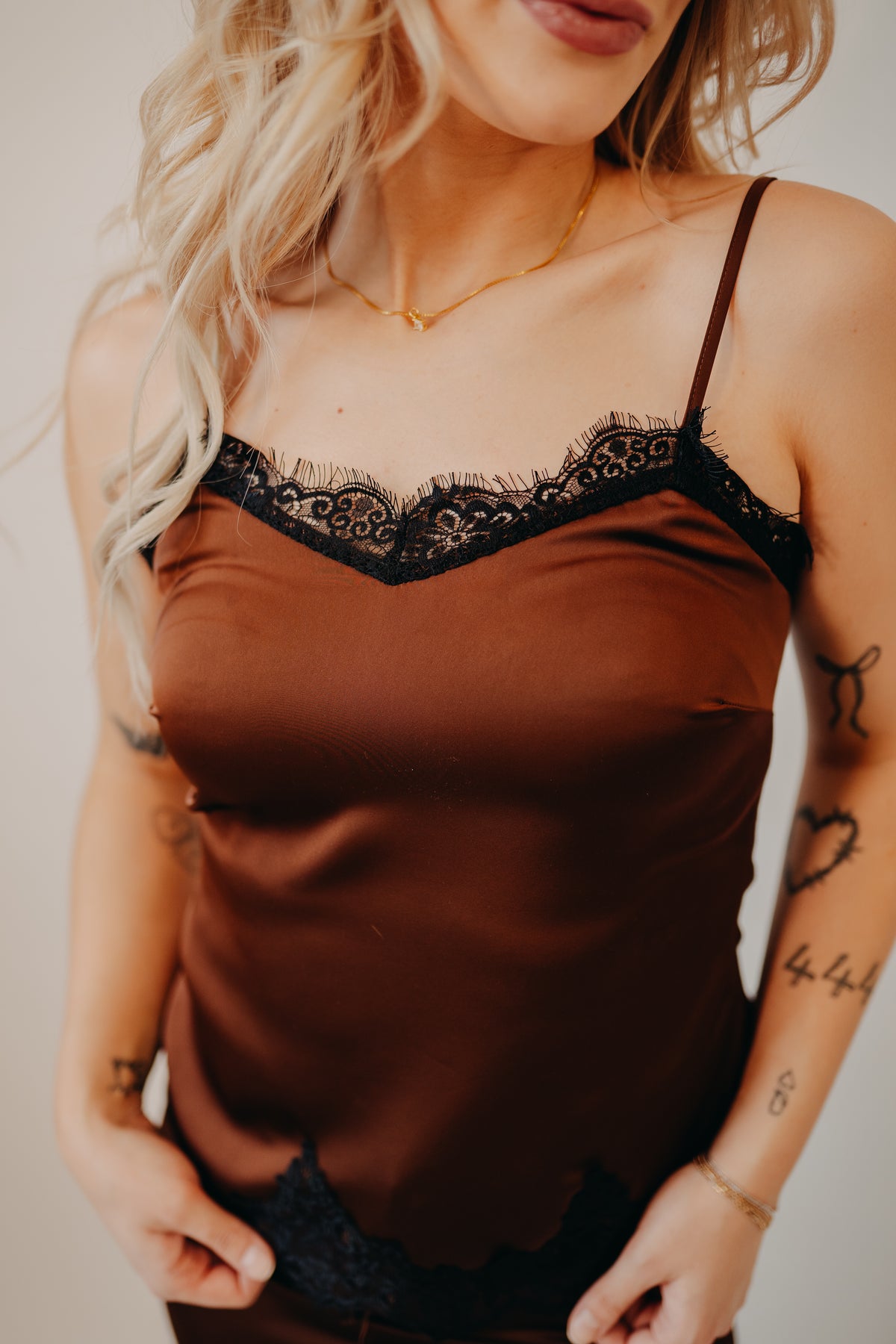 Mod Ref | The Gabrielle Top | Brown Black