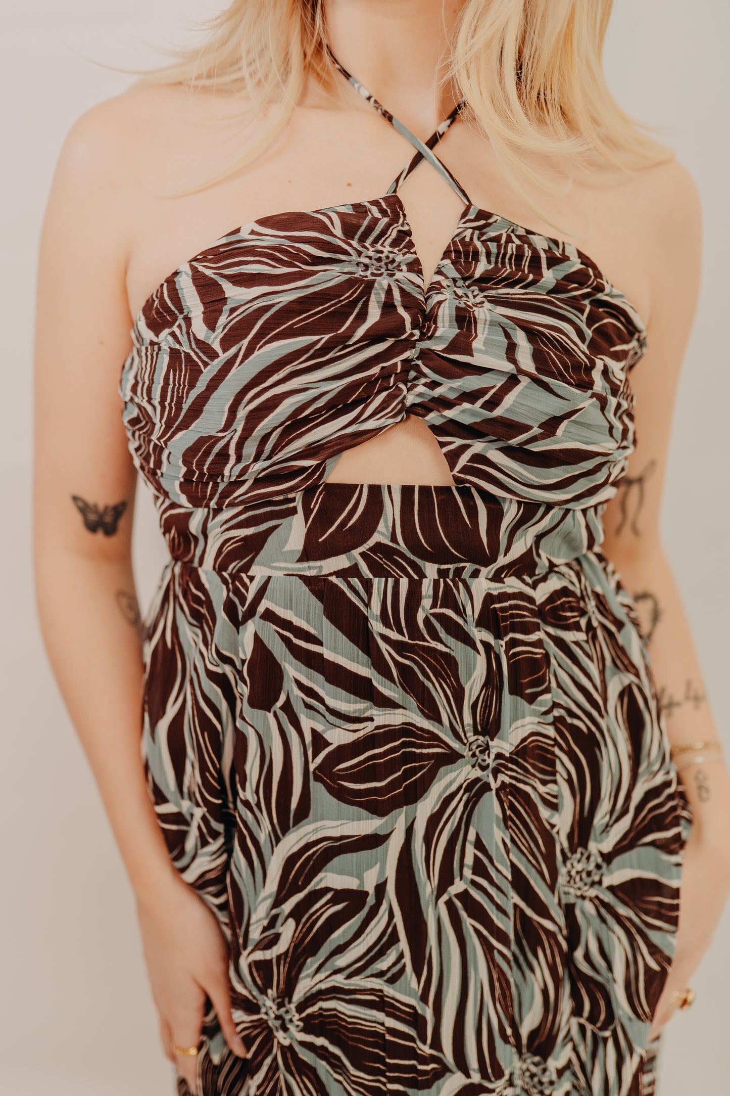 Z Supply | Lanie Zinn Floral Maxi Dress | Chocolate Cherry