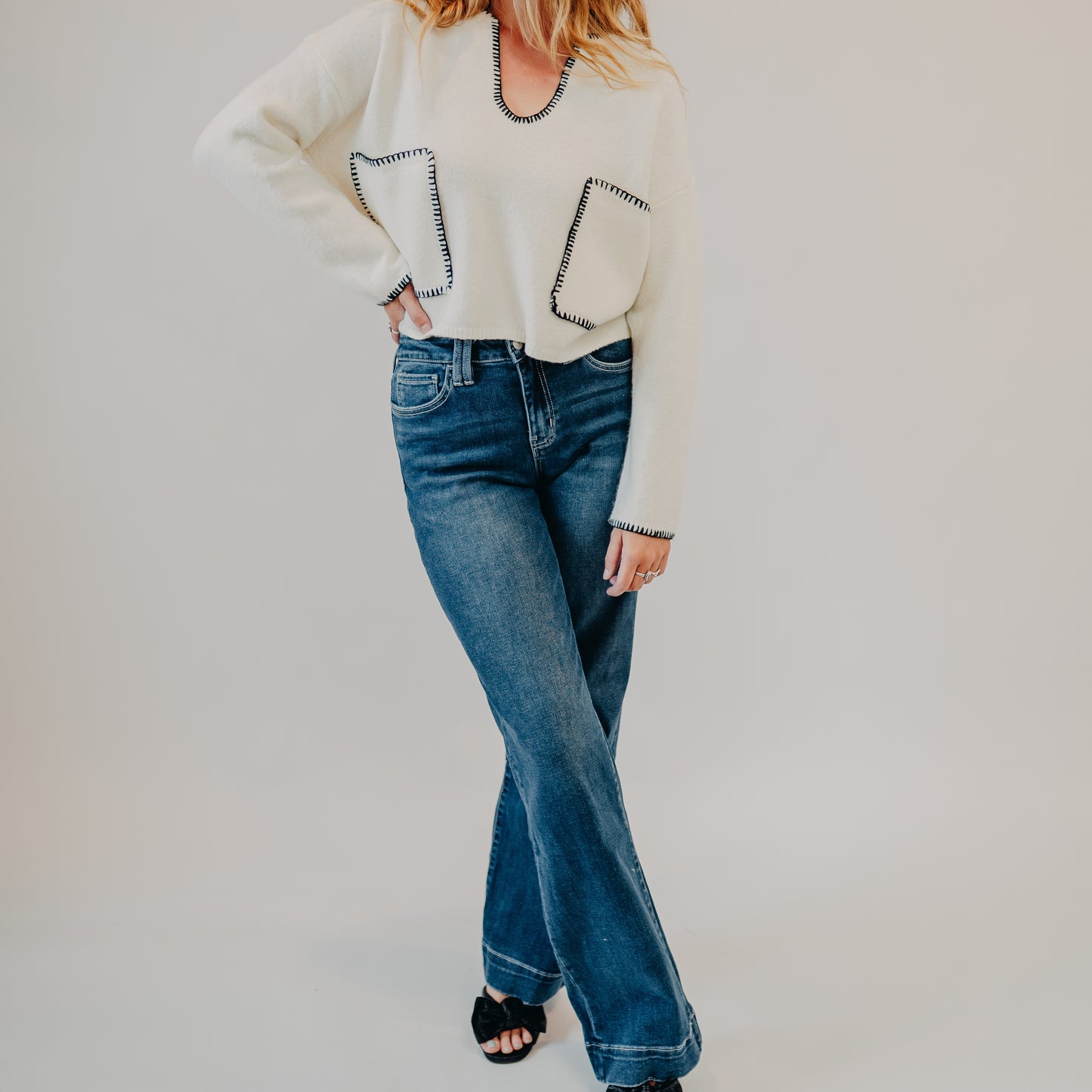 Vervet | High Rise Trouser Wide | Dominated