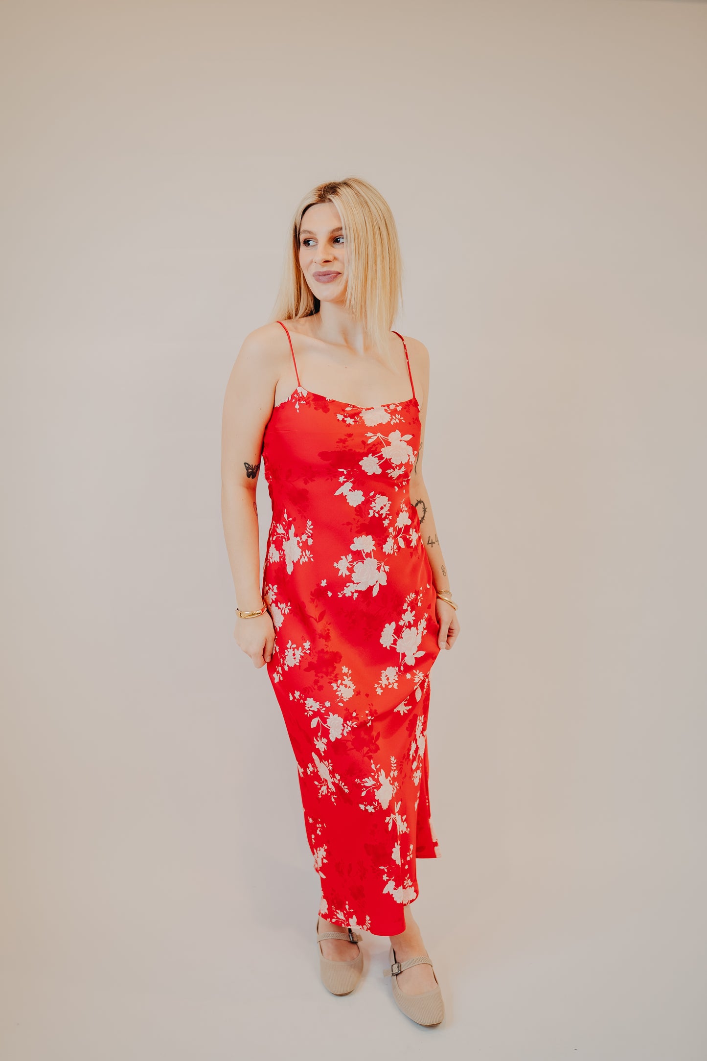 Z Supply | Alyse Darya Floral Maxi Dress | Kiss Me Red