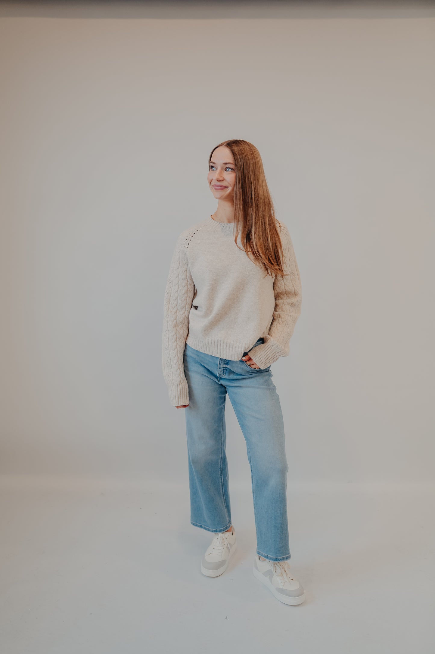 Thread & Supply | Zoey Sweater | Heather Frappe