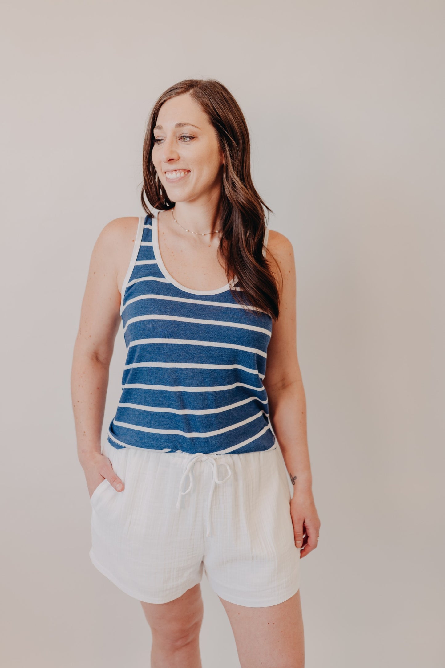 Z Supply | Ferry Striped Tank | True Navy