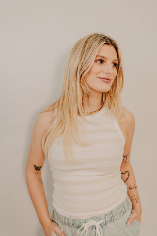 Thread & Supply | Edlin Tank | Ivory Latte