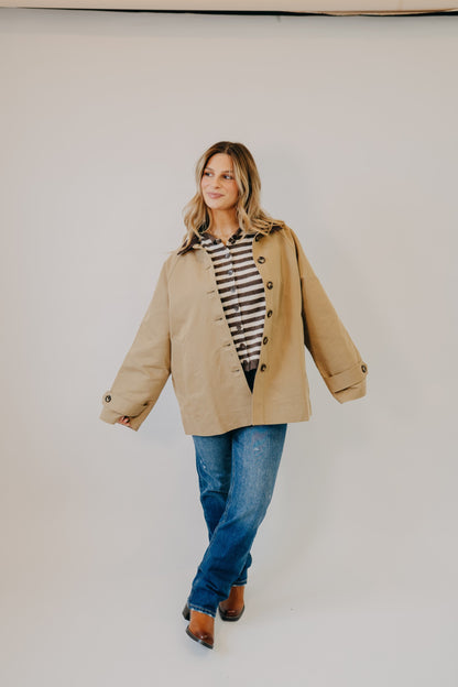 By Together | Winslet Jacket Woven | Khaki Brown