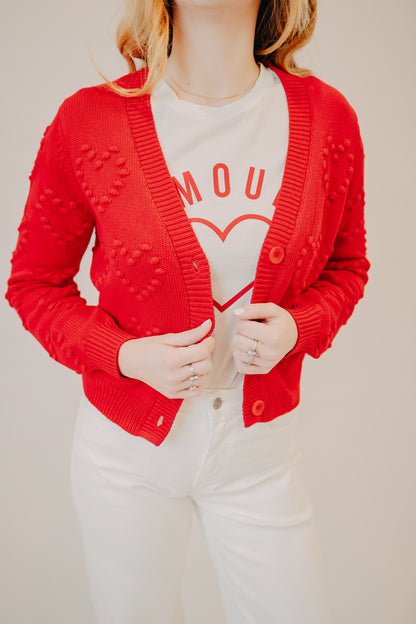 Z Supply | All Yours Cardigan | Kiss Me Red