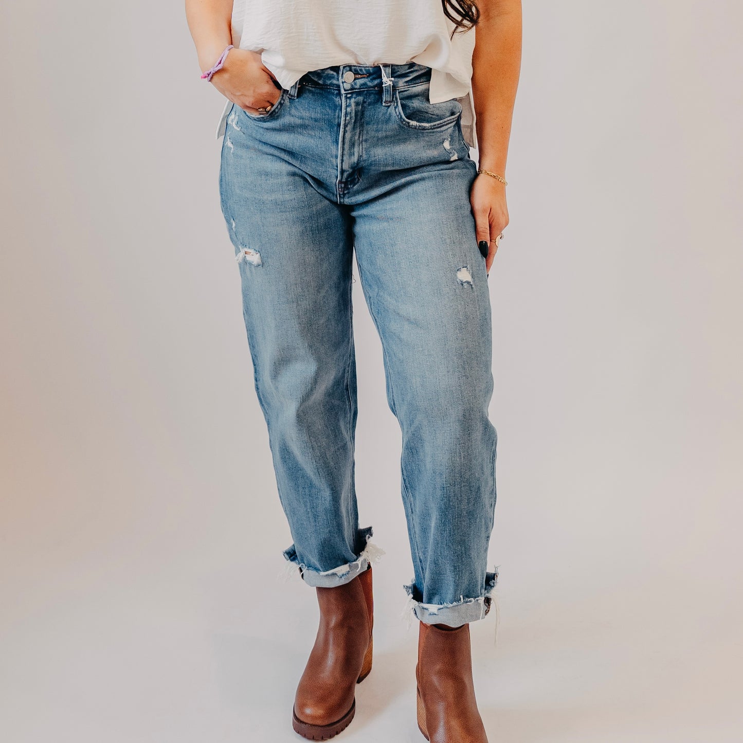 Flying Monkey | Super High Rise Barrel Jean | Poise