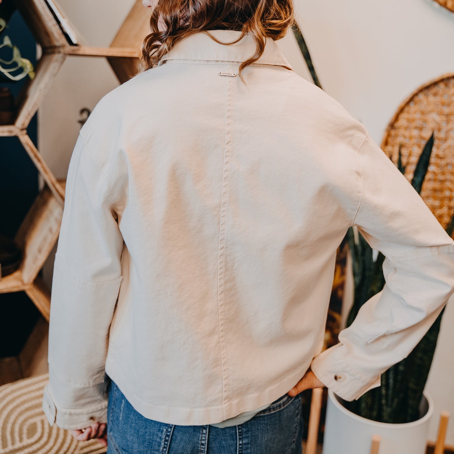 The Normal Brand | Scout Canvas Jacket | Chalk