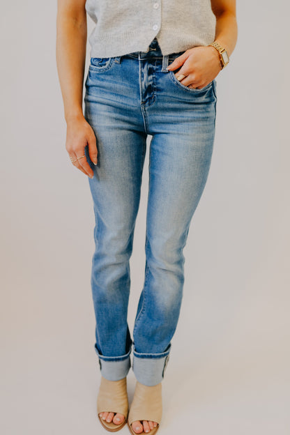 Vervet | High Rise Long Slim Straight | Luxurious