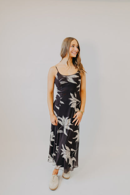Z Supply | Charisma Floral Midi Dress | Dark Chocolate
