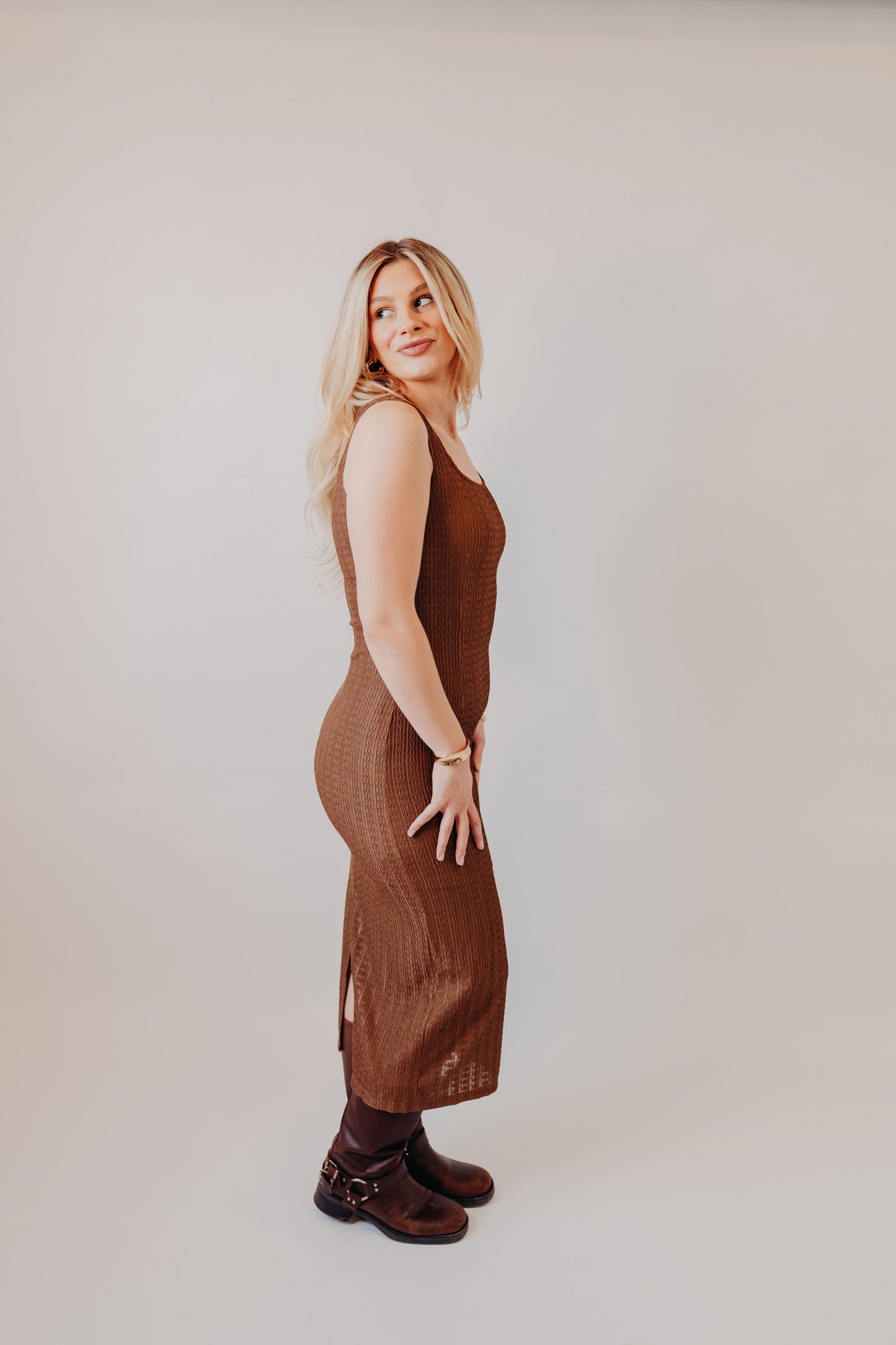 Mod Ref | The Evelyn Dress | Brown
